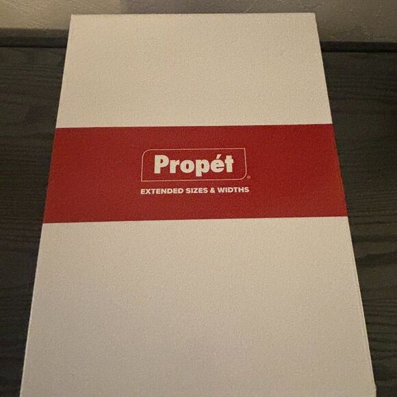 NEW Propet Men's Gray White Stability X Strap Sneaker Men's SZ 10XX 5E - 1028